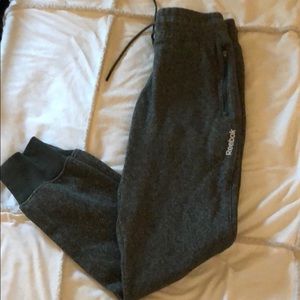 Forest green Reebok joggers